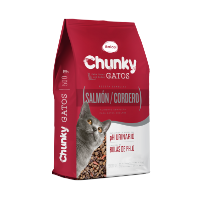 Comida Para Gato Chunky Gatos Salm&oacute;n & Cordero